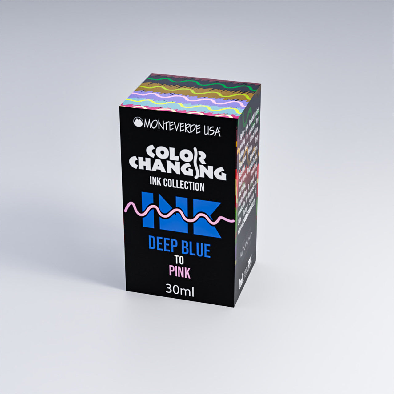 Monteverde Deep Blue to Pink (30ml) Bottled Ink (Color Changing Ink)