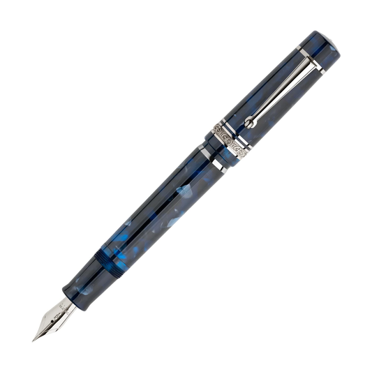 Delta Reservoir 2.0 Fountain Pen - Blue/Grey Mother of Pearl (Numbered Edition)