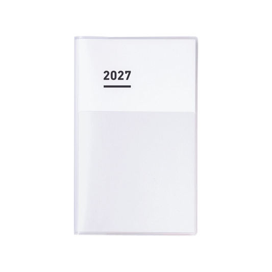 Kokuyo Jibun 2027 Mini Techo Diary - White (B6 Slim)
