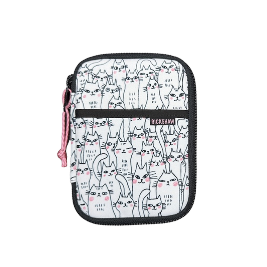 Rickshaw Bagworks Fillmore Pen Case - Doodle Cats