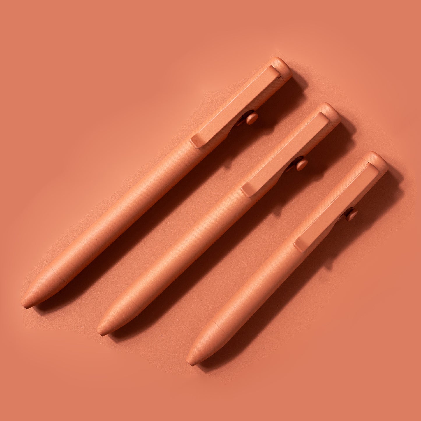 Tactile Turn Short Bolt Action Pen - Tonal Terracotta