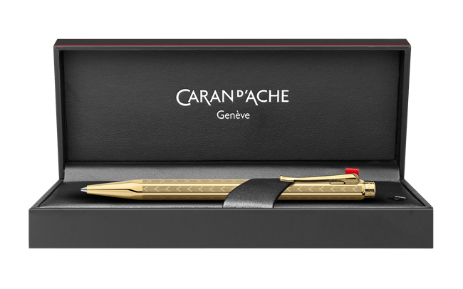 Caran D'Ache Ecridor Mechanical Pencil - Gilded Chevron (.7mm)