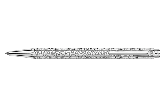 Caran d'Ache Ecridor™ Keith Haring Ballpoint Pen & Leather Case (Special Edition)
