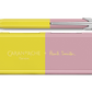 Caran d'Ache 849 Paul Smith Ballpoint - Chartreuse Yellow/Rose Pink (Special Edition)
