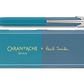 Caran d'Ache 849 Paul Smith Ballpoint - Cyan Blue/Steel Blue (Special Edition)