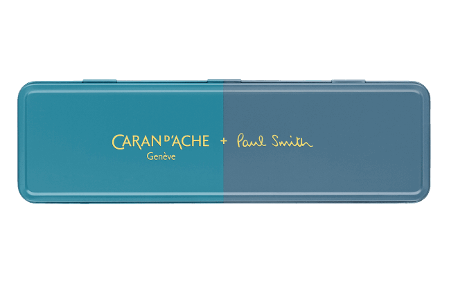 CARAN D'ACHE Paul Smith ボールペン Caran d'Ache + Paul Smith - 849 Blue & Purple Ballpoint Pen