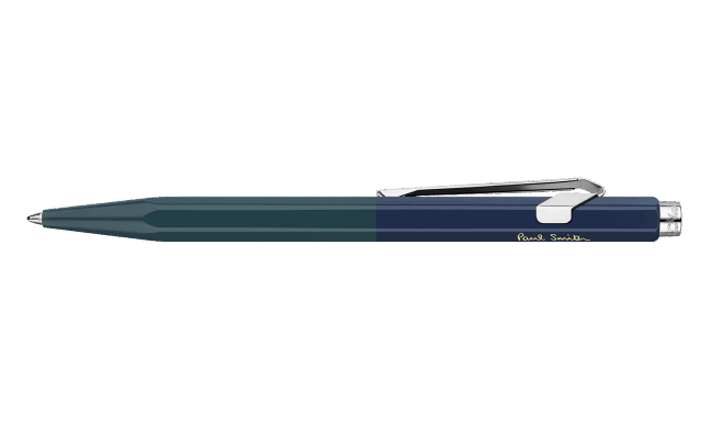Caran d'Ache 849 Paul Smith Ballpoint - Racing Green/Navy Blue (Special Edition)
