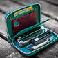 Galen Leather EDC Wallet - Crazy Horse Forest Green