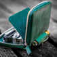 Galen Leather EDC Wallet - Crazy Horse Forest Green