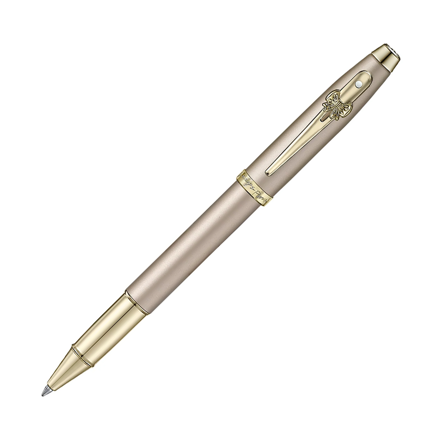 Sheaffer 100 Emily in Paris Rollerball - Champagne Gold with Bow-Shaped Emblem