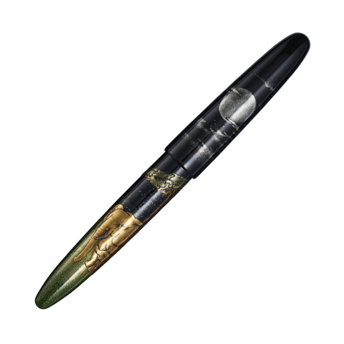 Sailor King of Pens Maki-e Fountain Pen - 'Elephant in the Moonlight' Zou to Gekkou (Limited Edition)