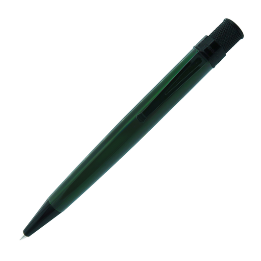 Retro 51 Tornado Stealth Lacquer Rollerball - Emerald Green