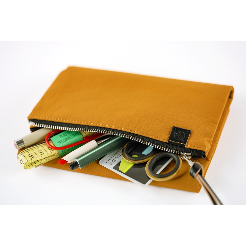 Hobonichi A6 Techo Cover Only - Tragen: Mustard