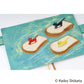 Hobonichi A6 Techo Cover Only - Keiko Shibata: Bread floating in the wind