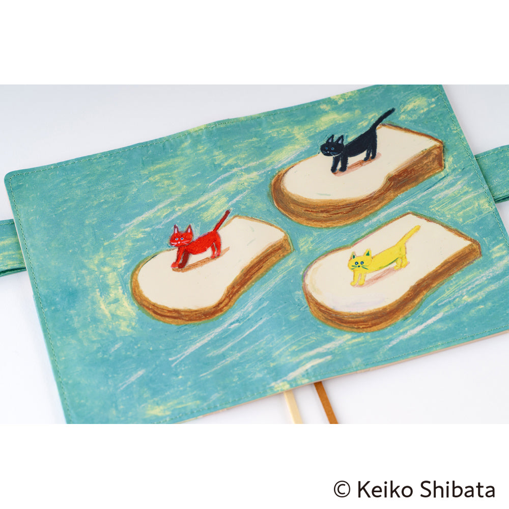 Hobonichi A6 Techo Cover Only - Keiko Shibata: Bread floating in the wind