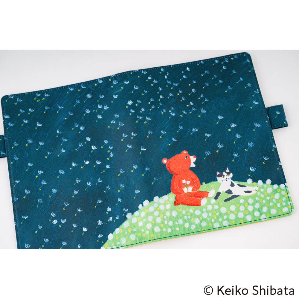 Hobonichi A5 Cousin Cover Only - Keiko Shibata: Gentle breeze in a dandelion field