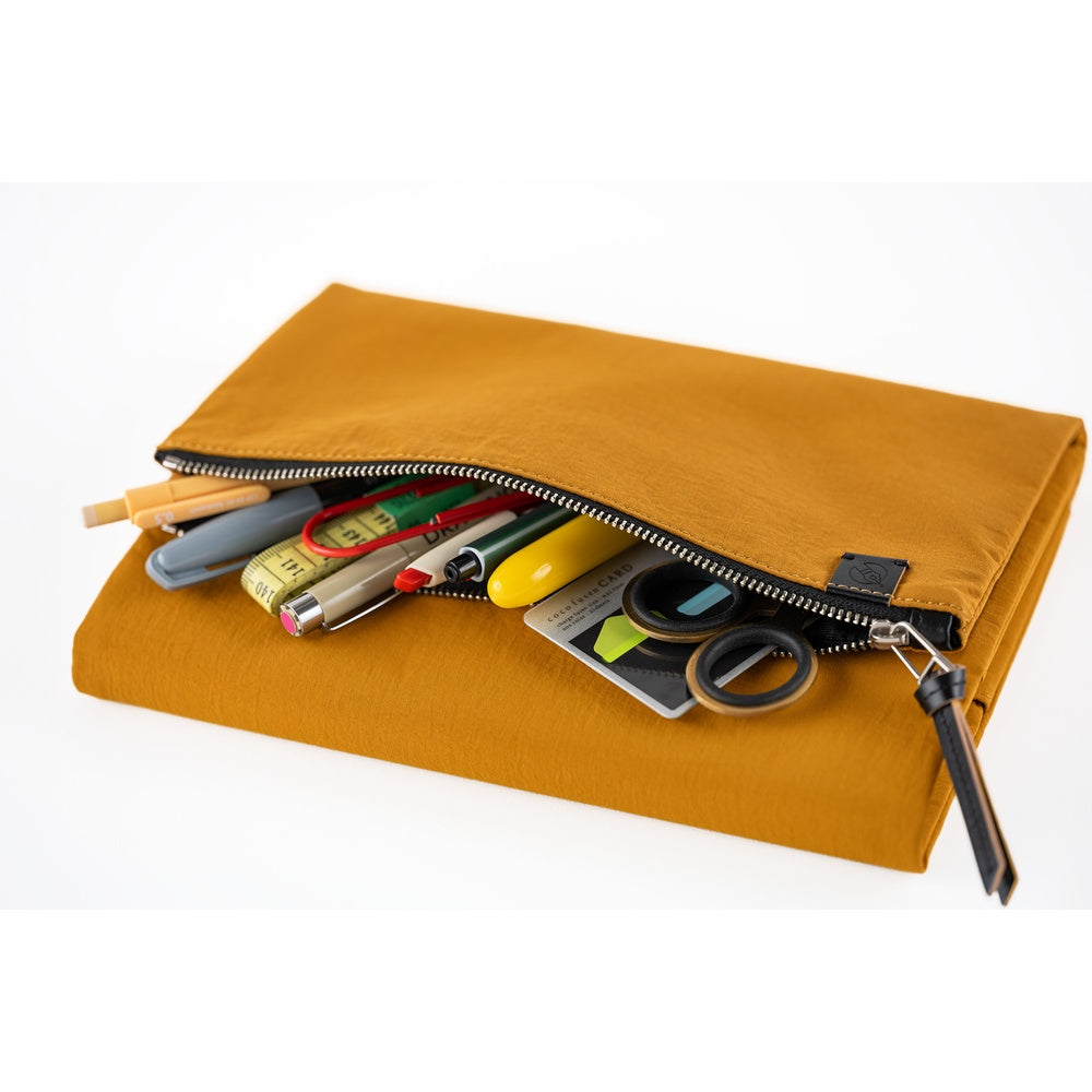 Hobonichi A5 Cousin Cover Only - Tragen: Mustard