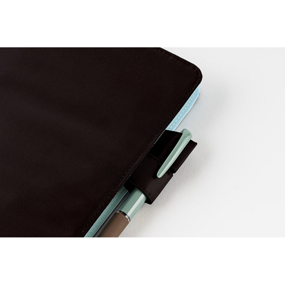 Hobonichi A5 Cousin Cover Only - Colors: Black x Clear Blue