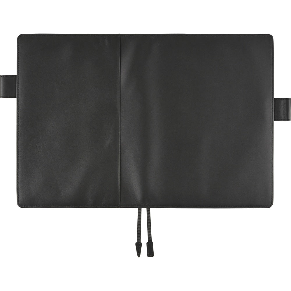 Hobonichi A5 Cousin Cover Only - Leather: TS Basic - Black