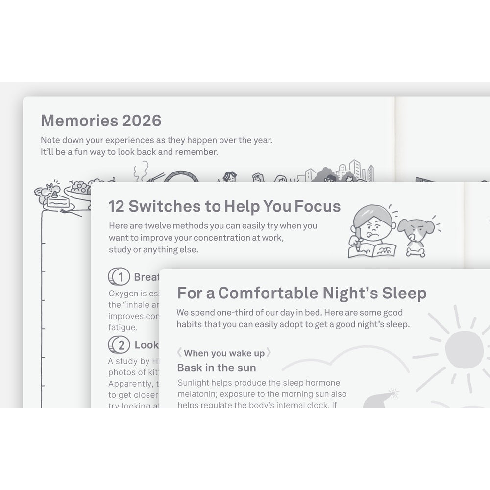 Hobonichi 2026 A6 Techo Original Book (English)
