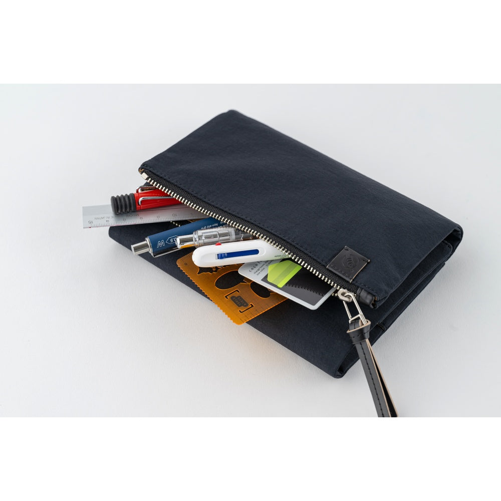 Hobonichi A6 Techo Cover Only - Tragen: Black