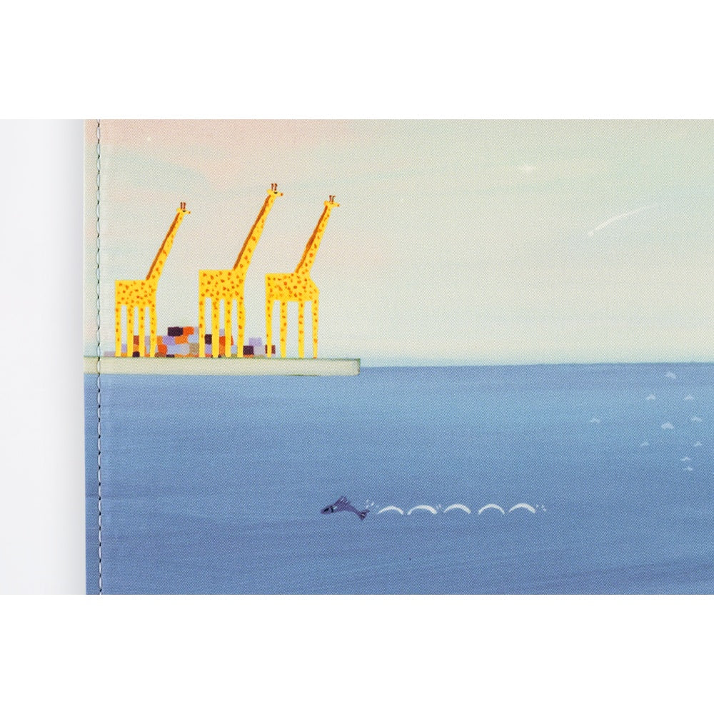 Hobonichi A5 Cousin 5-Year Leather Cover Only - Hiroko Kubota: The Sea’s Dream at Dawn