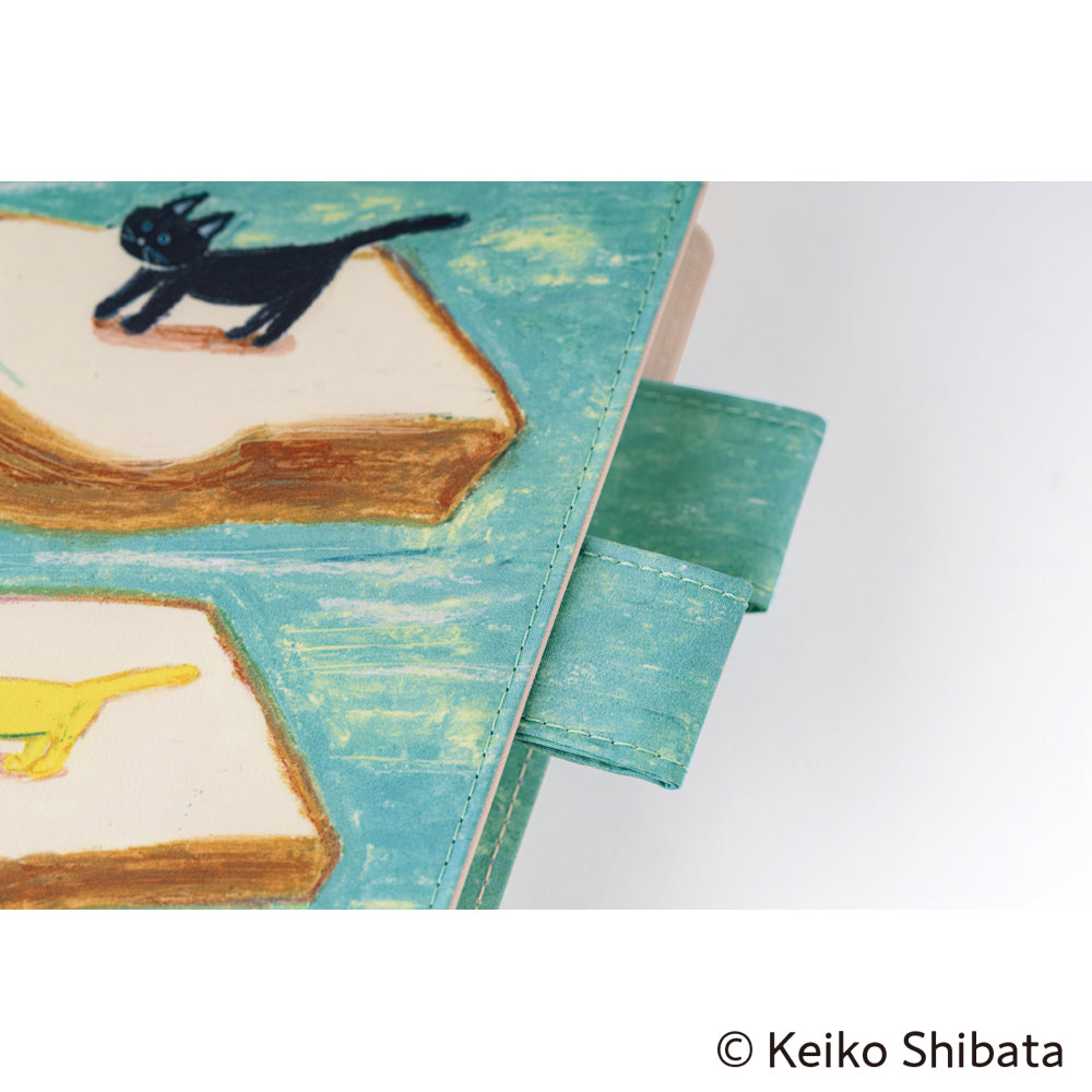 Hobonichi A6 Techo Cover Only - Keiko Shibata: Bread floating in the wind