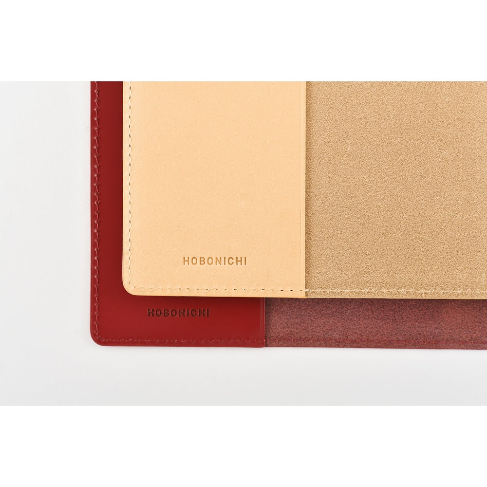 Hobonichi A6 Techo 5-Year Leather Cover Only - Red