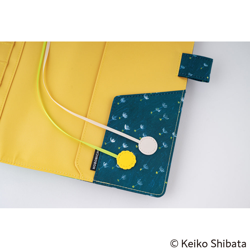 Hobonichi A5 Cousin Cover Only - Keiko Shibata: Gentle breeze in a dandelion field