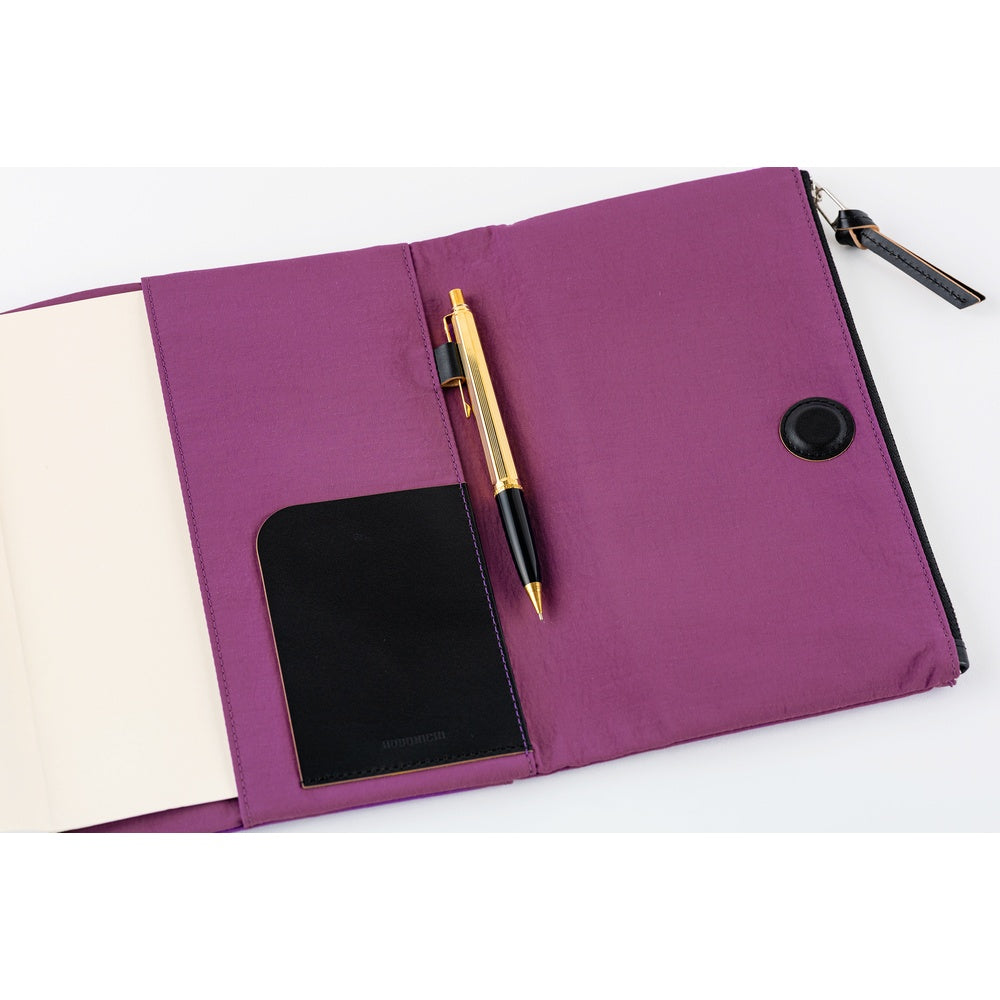 Hobonichi A5 Cousin Cover Only - Tragen: Purple