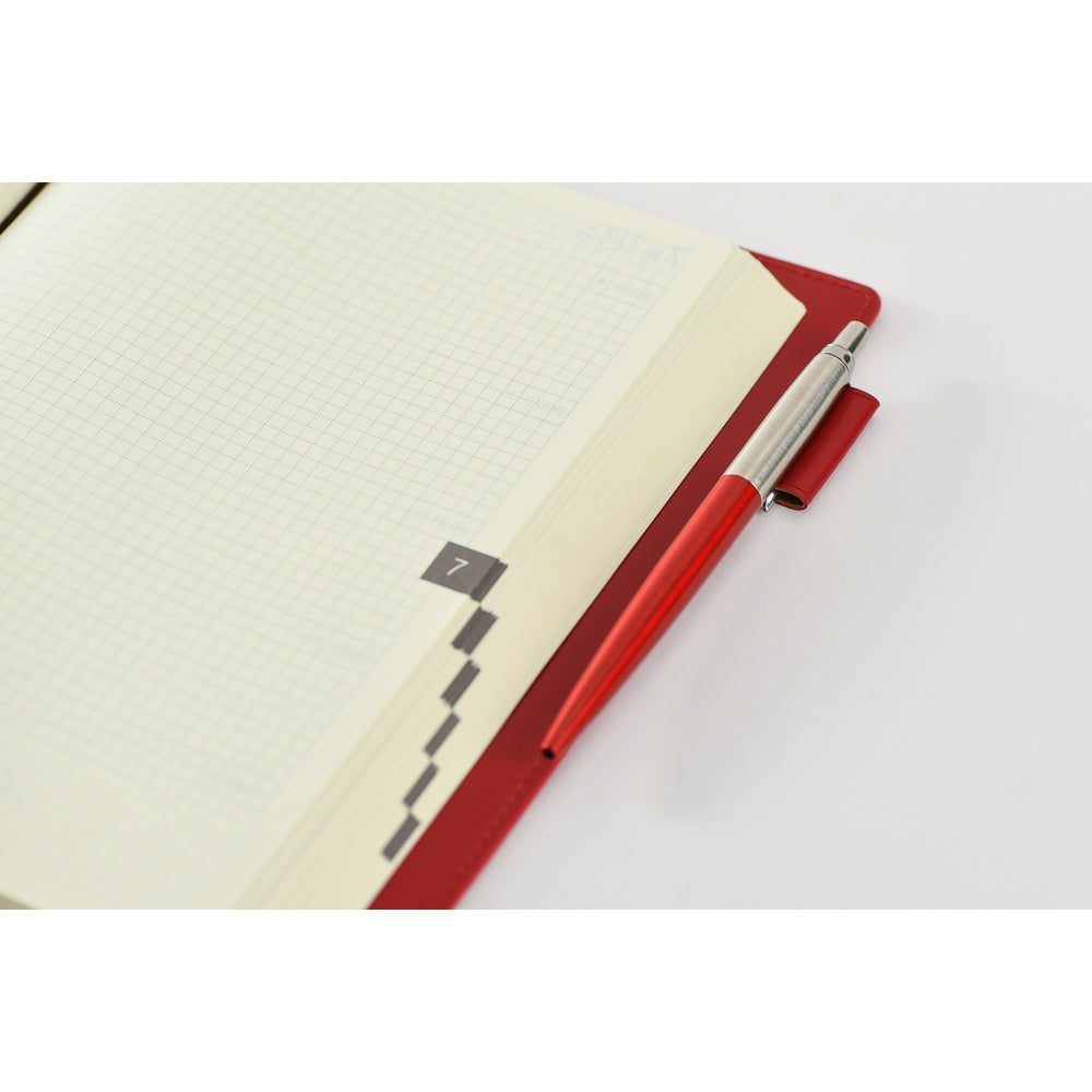 Hobonichi A5 Cousin 5-Year Leather Cover Only - Red