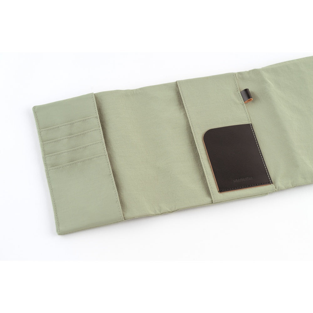 Hobonichi A6 Techo Cover Only - Tragen: Oakmoss