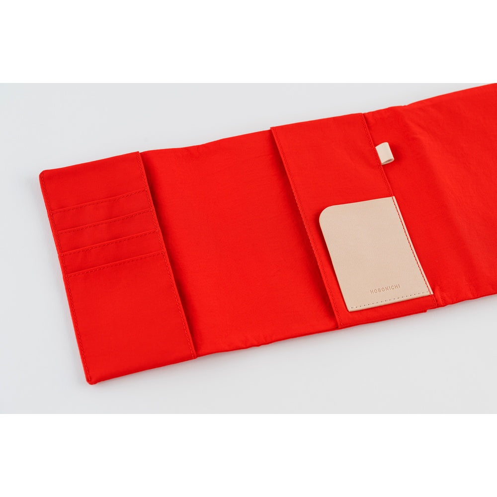 Hobonichi A6 Techo Cover Only - Tragen: Red