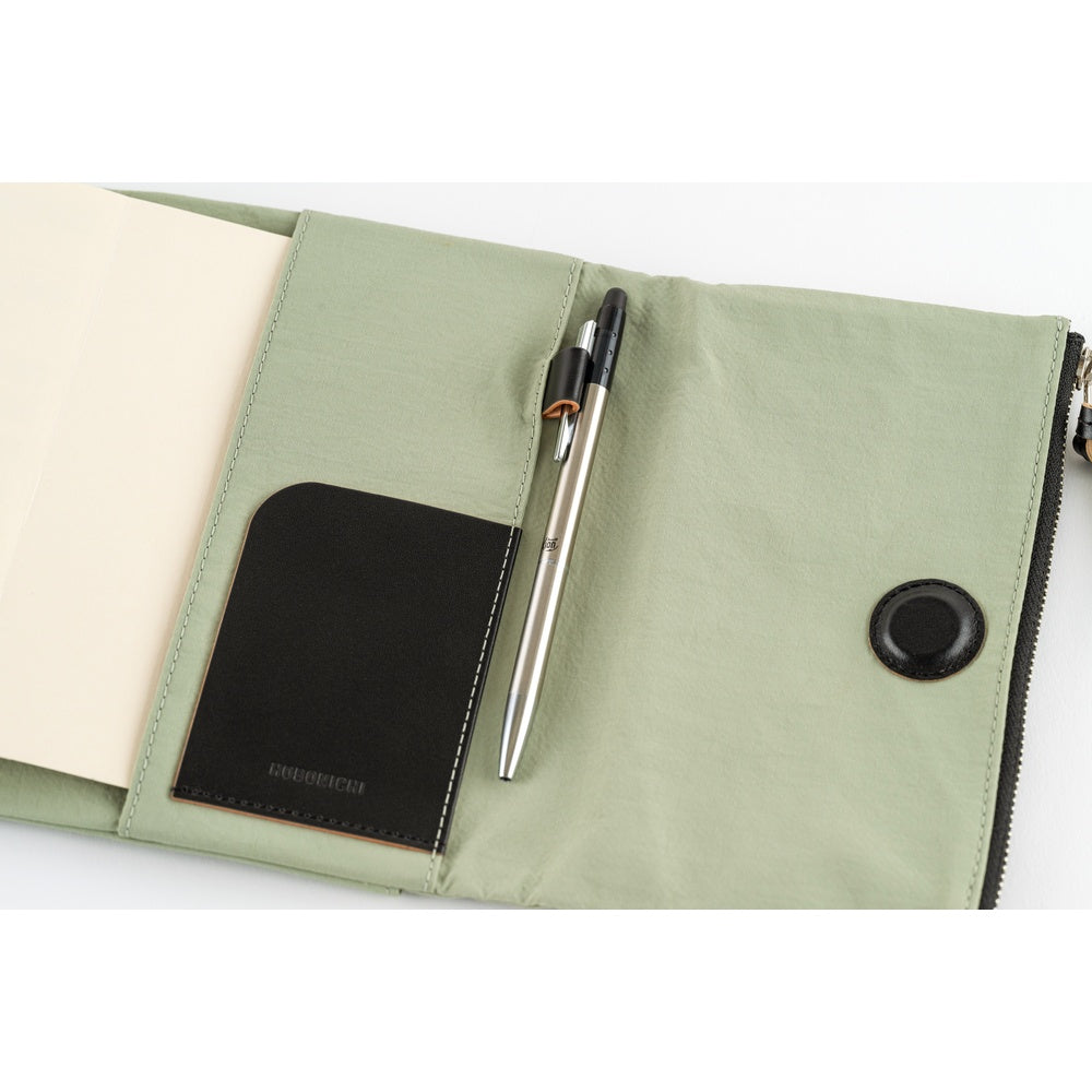 Hobonichi A6 Techo Cover Only - Tragen: Oakmoss