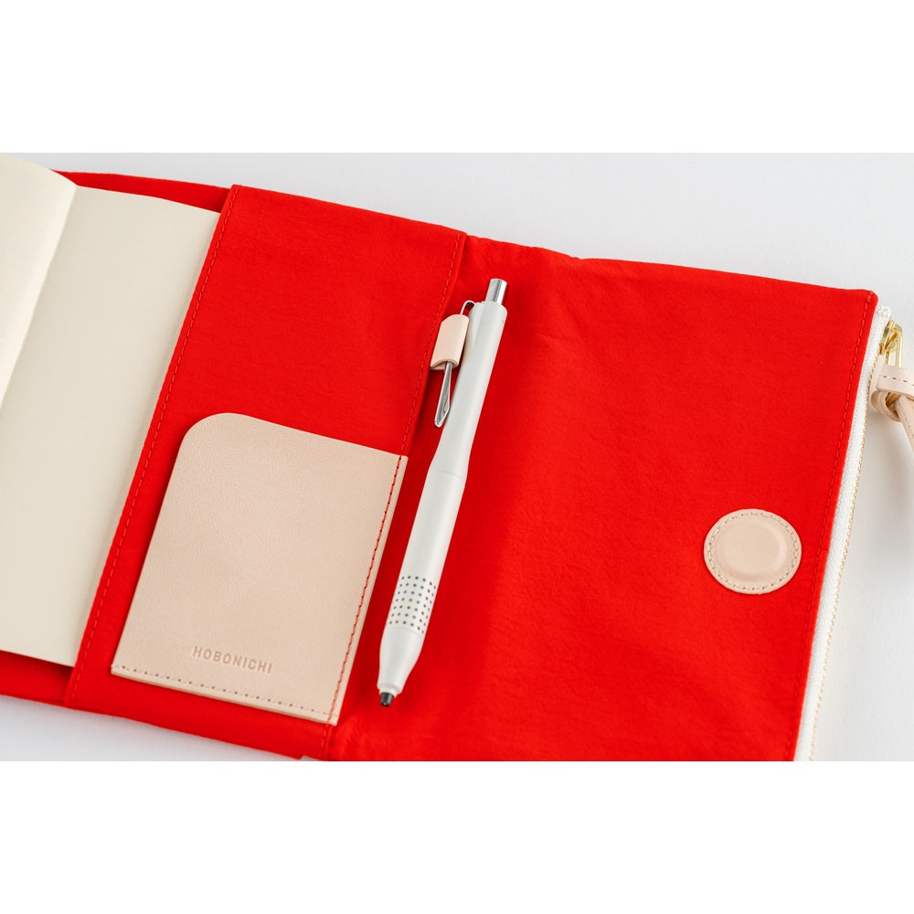 Hobonichi A6 Techo Cover Only - Tragen: Red