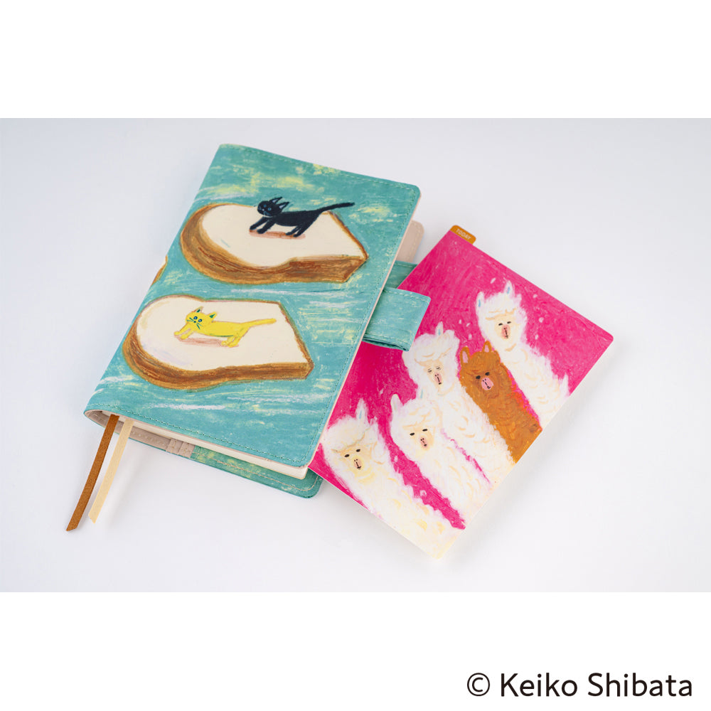 Hobonichi A6 Techo Cover Only - Keiko Shibata: Bread floating in the wind