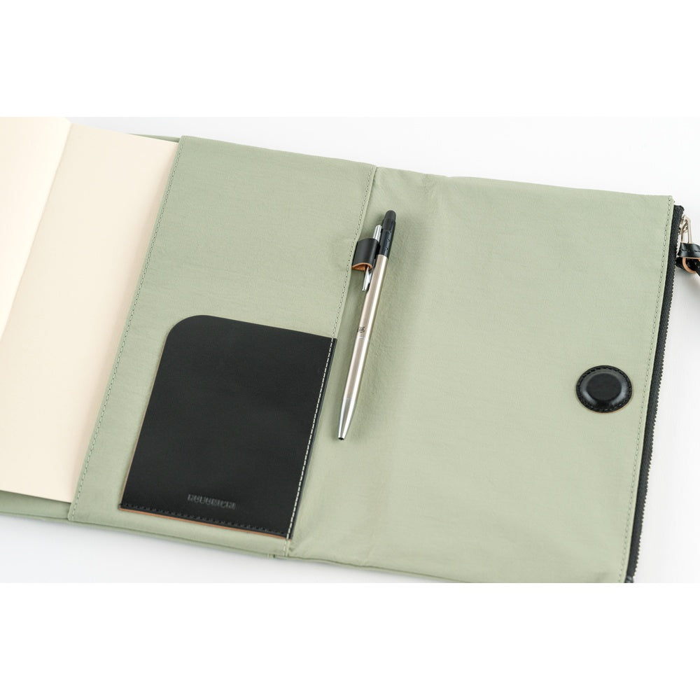 Hobonichi A5 Cousin Cover Only - Tragen: Oakmoss