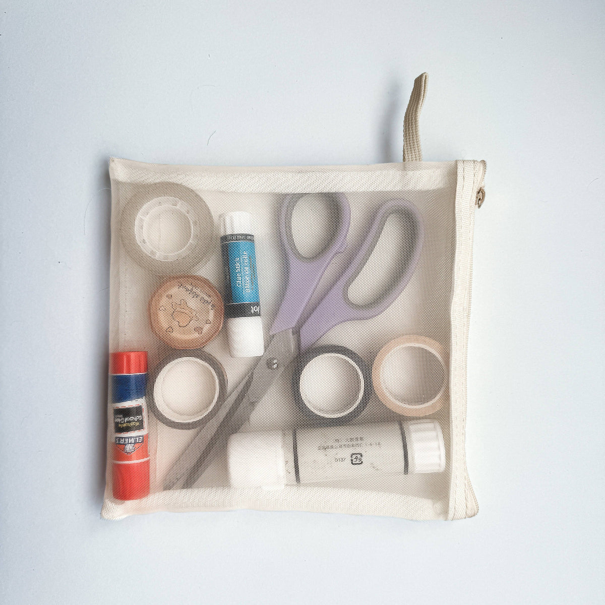 Menmin Made A5 Journal Bag Velcro Accessory - Mesh Storage Case