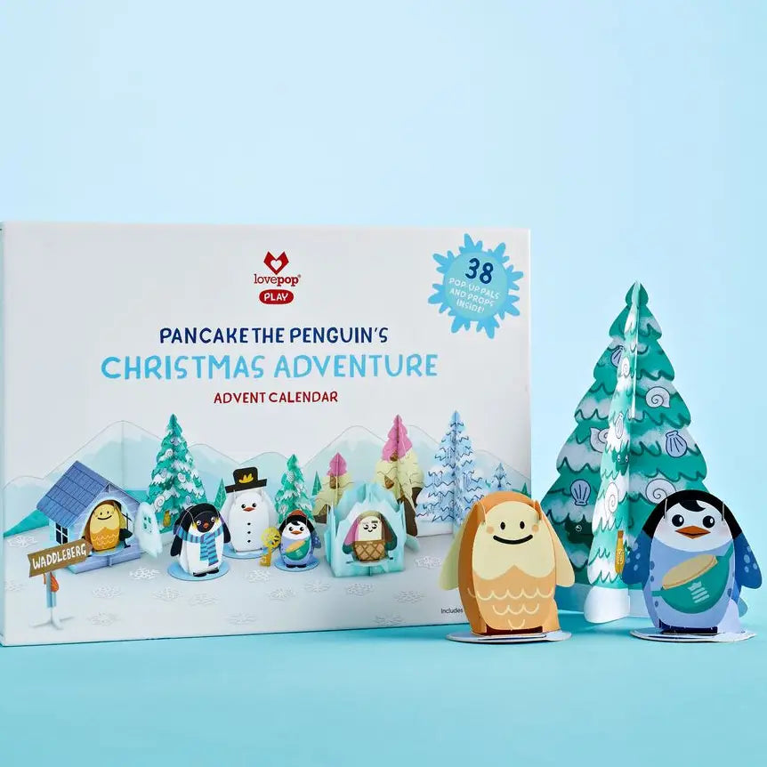 Lovepop Advent Calendar Pop-Up Card - Pancake the Penguin's Christmas Adventure