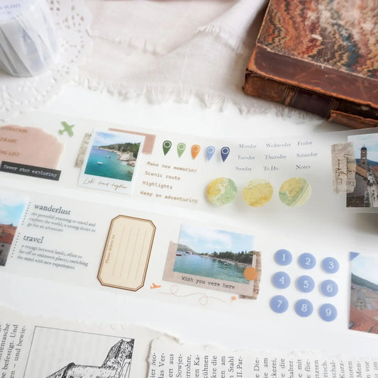 Note & Wish Washi Tape - Wanderlust PET