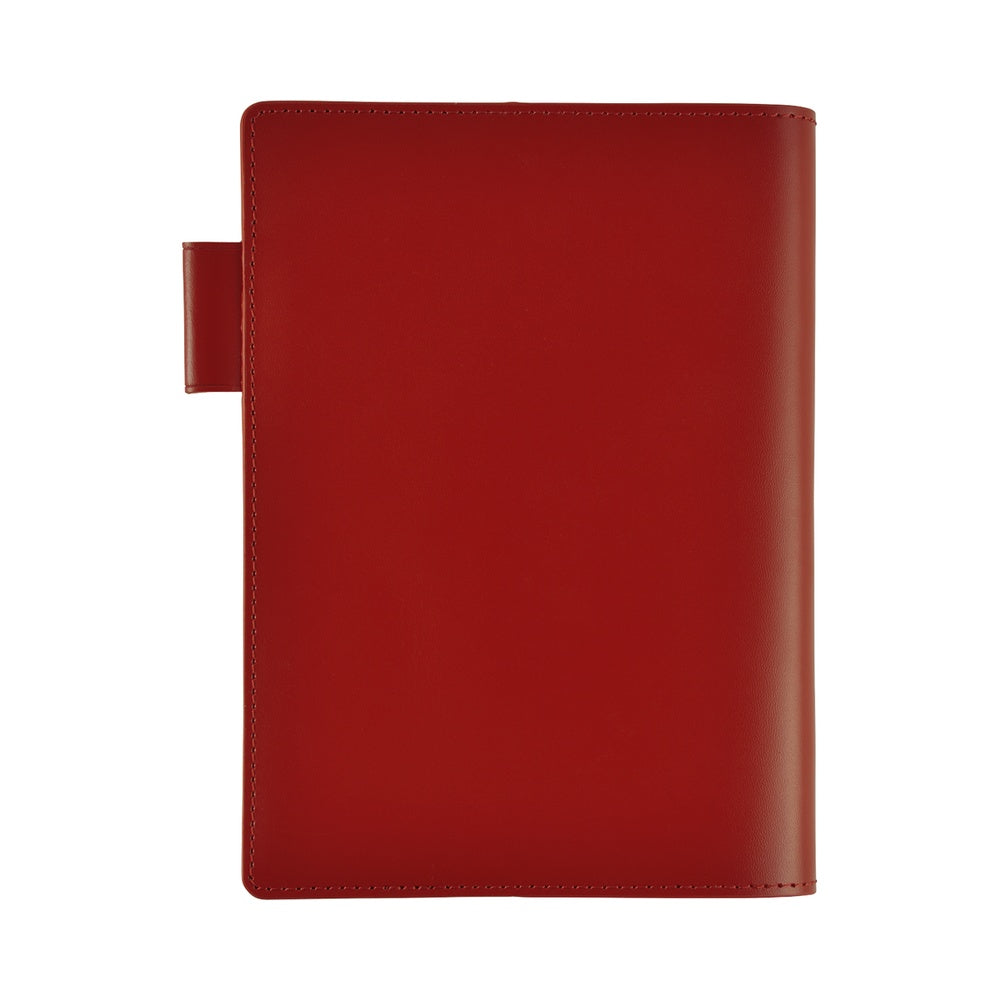 Hobonichi A6 Techo 5-Year Leather Cover Only - Red