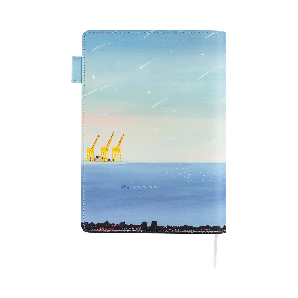 Hobonichi A5 Cousin 5-Year Leather Cover Only - Hiroko Kubota: The Sea’s Dream at Dawn