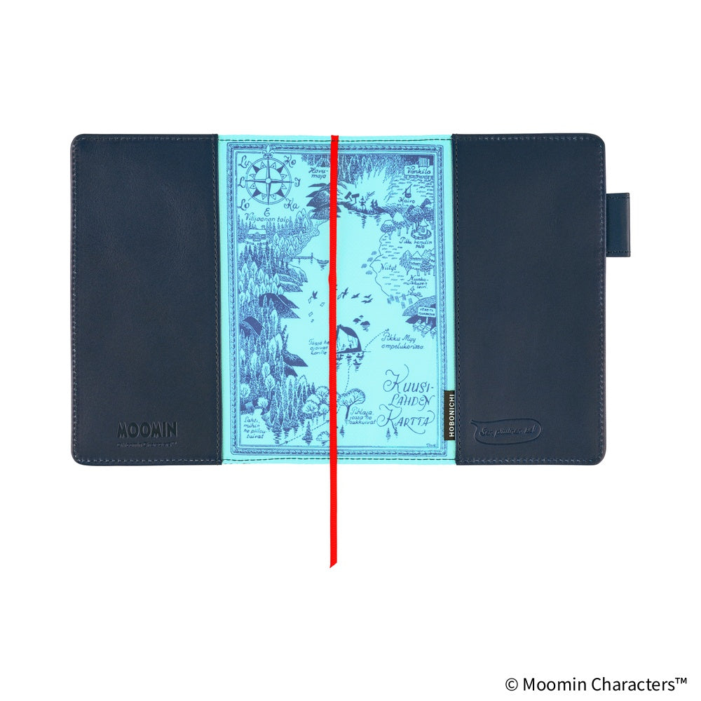 Hobonichi A6 Techo 5-Year Leather Cover Only - Moomin: Written Memories