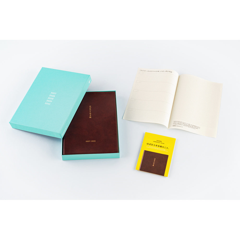 Hobonichi A5 5-Year Techo Book (2027-2031) (Japanese)