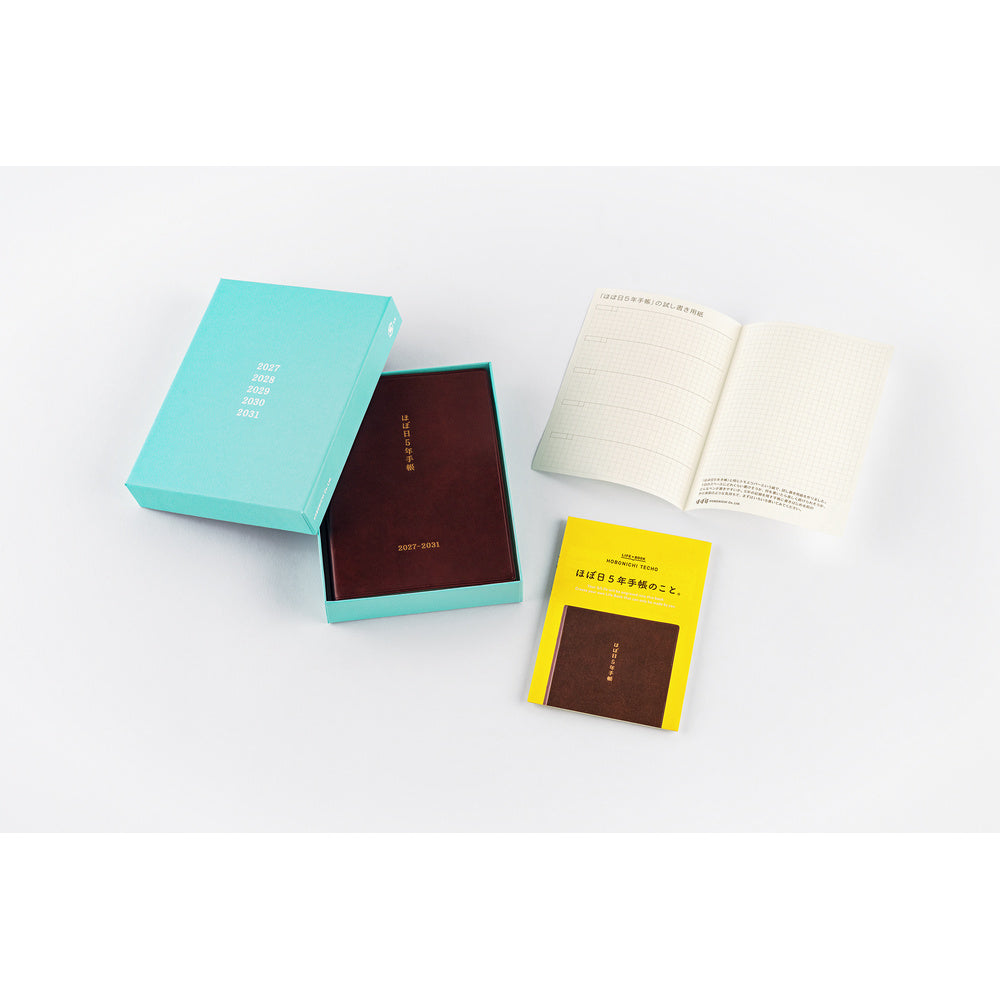 Hobonichi A5 5-Year Techo Book (2027-2031) (Japanese)