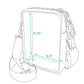 Rickshaw Bagworks A5 Field Bag - Moss with Sandstone
