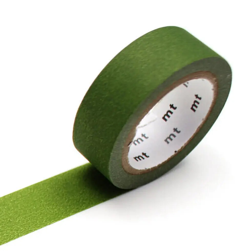 MT Masking Tape - Tape Single - Matte Olive Green (15mm)