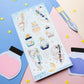 Faire Stickii Sticker Sheet - Starry Fountain Pen