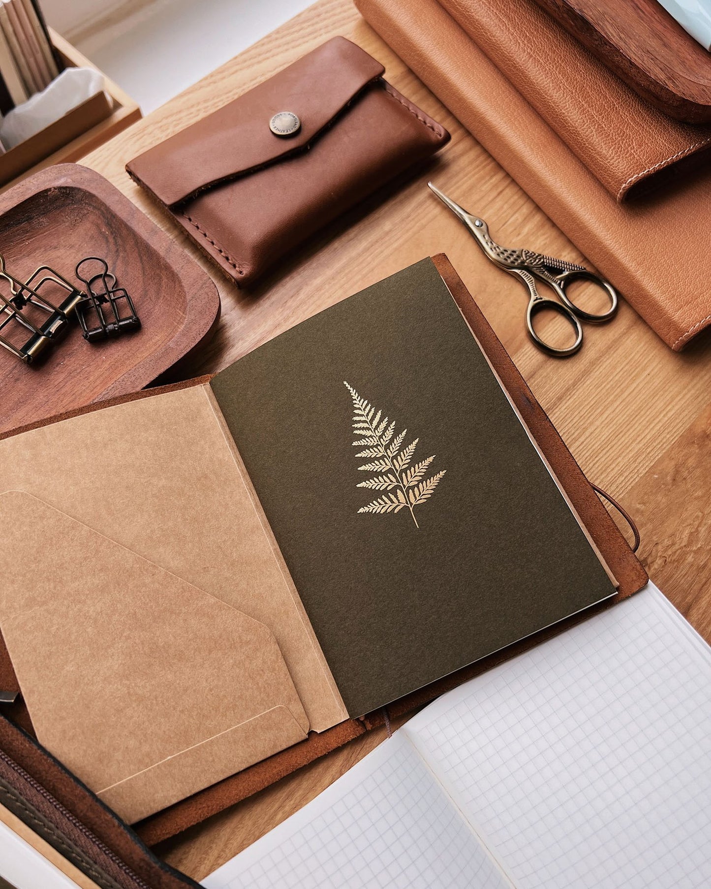 Sarica Studio Passport TN Notebook - Fern