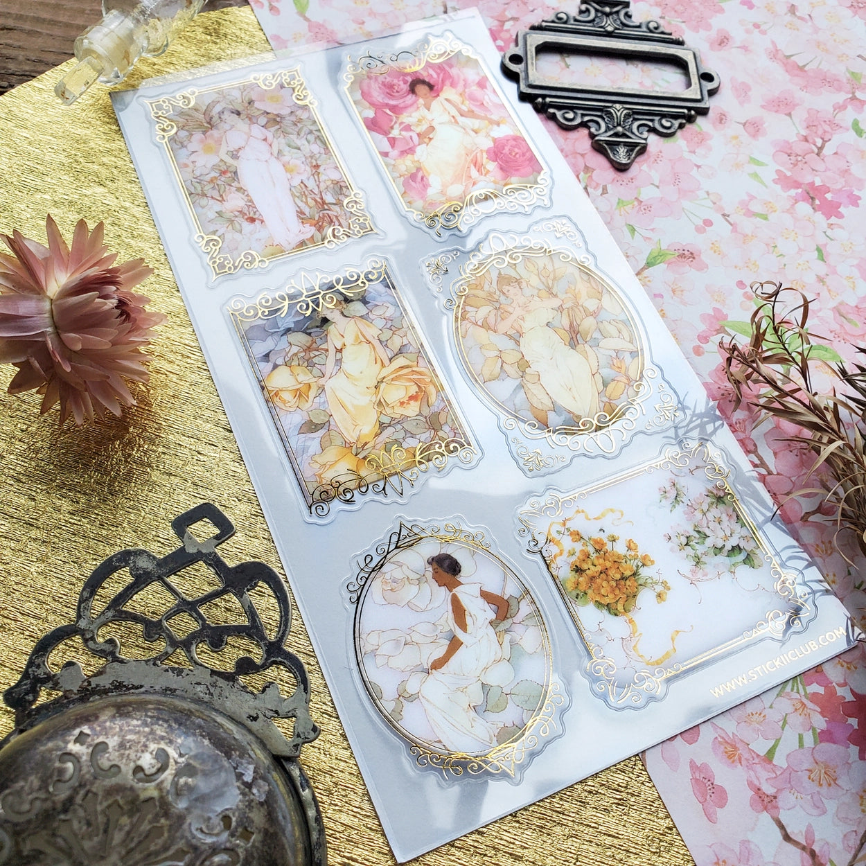 Faire Stickii Sticker Sheet - Floral Faes